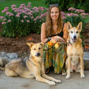 Kristina and dogs